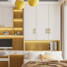 1/2 piezas Perilla/Tirador de gabinete/cajón de cerámica sólida, en lindos colores de macarrón, adecuados para habitación de niños, gabinete de cocina, armario, tocador, tiradores de puerta de gabinete, incluye tornillos