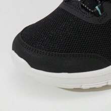 Skechers Zapatillas casuales para mujer, zapatos para caminar ligeros y transpirables - Blanco y negro - Ver 7