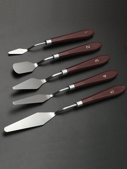 5pcs/Pack Baking Art Cake Knife Cake Buttercream Spatula