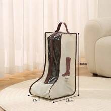 1/2 pièces Sac de rangement pour bottes longues et courtes, sac de rangement pour chaussures, housse de protection anti-poussière pour chaussures, sac de rangement pour housses de chaussures, sac de transport pour bottes, sac de rangement élégant pour housses de chaussures, sac de rangement non tissé pour housses de chaussures pour le voyage et la maison