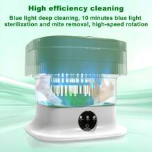 Portable Washing Machine With Spin Dryer, 14L Mini Washing Machine And Dryer, Cheap Small Washing Machine Portable For Camping, Apartment, Cleaning Underwear, Baby Clothes, Socks, (Green)