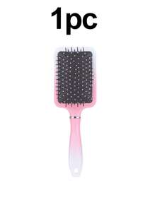 4 - Piece Set Including Square Air - Cushion Comb, Round Air - Cushion Comb, Curling Comb And Tail - Pointed Comb. It Is A Versatile Styling Comb Suitable For Hairdressing, Curling, Massaging. - Pink - View 16