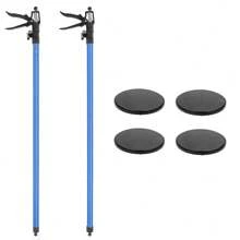 2PC Adjustable Drywall Plasterboard Builder Ceiling Easy Support Props 115-290cm - Blue - View 7