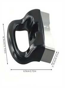 2pcs Black Pot Side Handles - Pressure Cooker, Steamer, Sauce Pot, Ear Replacement, Single Hole, Short Side Handle - Kitchen Cookware Accessories, Pot Accessories (Friendly Reminder: Please Confirm The Size Before Purchasing To Ensure It Fits)