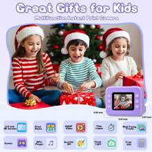 Gofunly Instant Print Camera For Kids Portable 1080P Digital Camera Toy Gift For 6-12 Year Boys Girls With 3 Rolls Of Printer Paper And 32GB SD Card