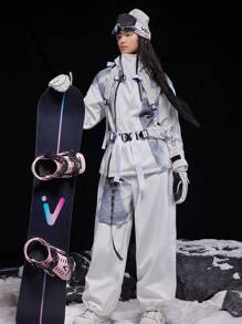 VECTOR MOTION 中国风羊毛运动裤，防风，防水，轻便，保暖，透气，舒适，耐用，男女通用滑雪/运动裤滑雪服