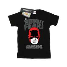 Marvel Mens Daredevil Without Fear TShirt (Black) - 153gsm 100% Cotton