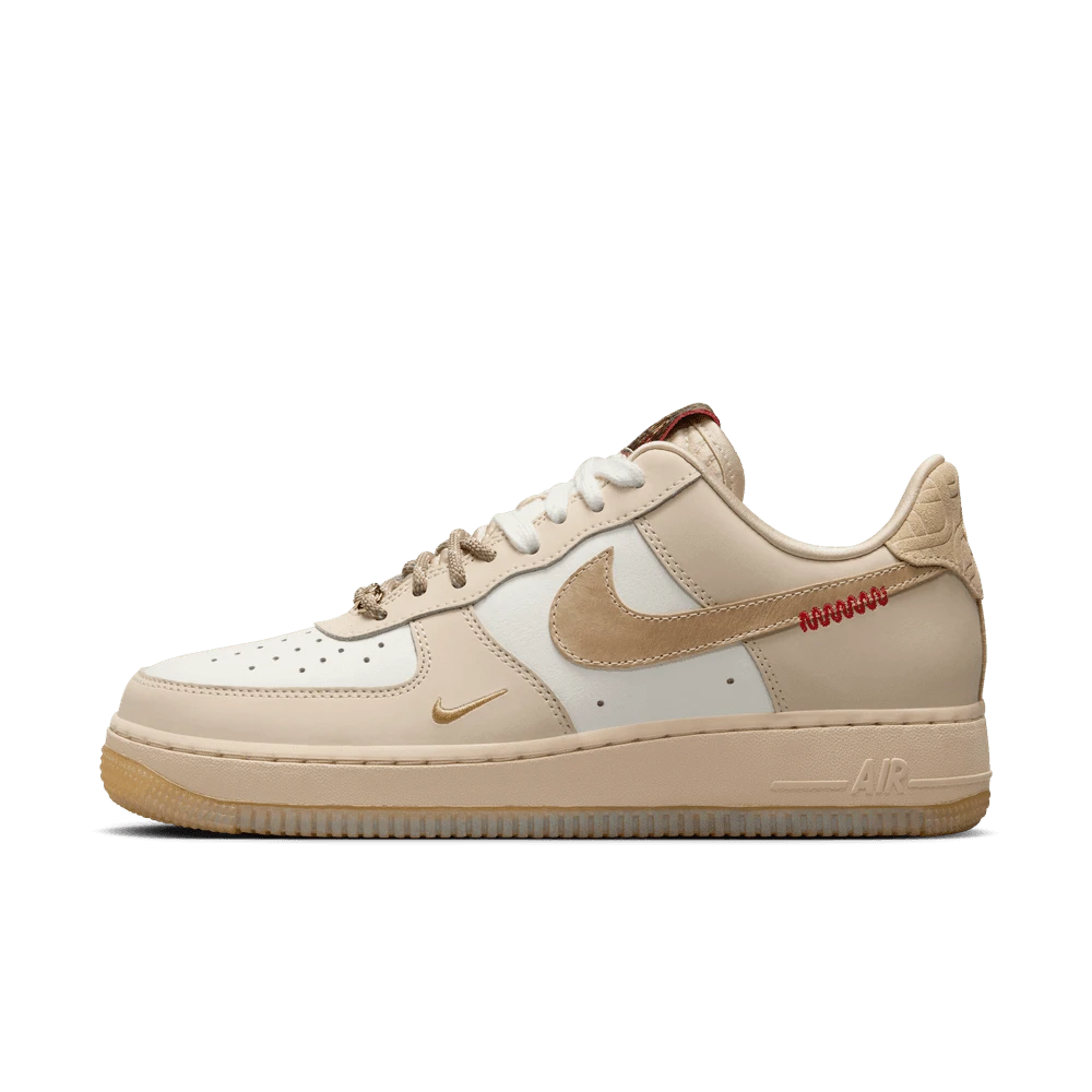 Nike Air Force 1 Low“蛇年”舒适百搭防滑耐用低帮运动鞋，男女通用，浅棕色 HV5990-172 - 淺棕色 - 查看 1