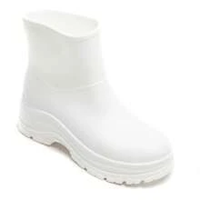 Comfortable Minimalist Mid-Calf Thick Sole Boots With Handle, Suitable For Commuting - White7275 - View 3
