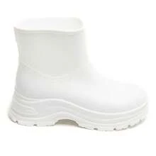 Comfortable Minimalist Mid-Calf Thick Sole Boots With Handle, Suitable For Commuting - White7275 - View 4