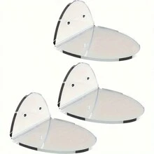 3pcs Floating Shelves - Modern Wall Decor For Plants, Flowers, Toys And Scented Candles, Adjustable Storage Organizer Suitable For Hallway, Bedroom, Home - Perfect Choice For Christmas And Room Aesthetics Room Decor - Multicolor - View 1