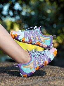 1 Pair Children Water Shoes, Breathable Quick-Drying Non-Slip Shoes Suitable For Summer Beach, Swimming Pool, Yoga, And Outdoor Wading - Purple - View 5