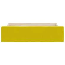 Stylish Yellow Engineered Wood And Velvet Bed Drawers Set Of 2 For Bedroom Storage Solutions - Yellow - View 3