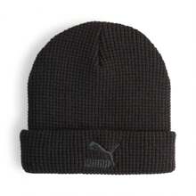 Puma Knitted Cap, Outdoor Sports Running Training Cap, Casual Cap, Thermal Lined Hat, 025677-01