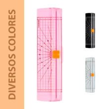 Guillotina Cortadora Tarjeta Portatil Cizalla Foto Papel Carta A4 Vmingo - Rosa - Ver 3