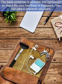 Portable Retractable Metal Back Scratcher - Instant Itch Relief, Extendable & Portable,Metal Stainless Steel Extendable Back Scraper Scrapping & Massaging Tool Suitable For Adults, Elders, Pets, Gift Giving