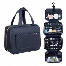 UOZL Toiletry Bag Hanging Travel Toiletry Storage Box, Large Capacity Portable Makeup Box, Multi-Compartment Design With Free Rotating Hook, Spacious Makeup Storage Box Makeup Bag Makeup Bags Makeup Organizer Make Up Organizer Make Up Bag - Multicolor - View 2