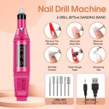 coscelia 32pcs/Set 7ml Gel Nail Polish Kit, Includes UV Lamp And USB Nail Drill, Autumn/Winter Colors With Red, Gold, Silver Glitter, Base Coat And Matte Top Coat, Suitable For Women To DIY Nail Salon At Home - Multicolor - View 3