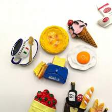 3/8/16/24pcs, Refrigerator Magnets, Simulation Food Fridge Magnets, Cute Decorative Magnets, Personalized Fridge Magnet For Kitchen Office Whiteboard Locker Cabinet And Dishwasher, Kitchen Decoration, Home Decoration, Mother's Day Gifts Birthday