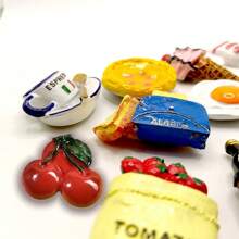 3/8/16/24pcs, Refrigerator Magnets, Simulation Food Fridge Magnets, Cute Decorative Magnets, Personalized Fridge Magnet For Kitchen Office Whiteboard Locker Cabinet And Dishwasher, Kitchen Decoration, Home Decoration, Mother's Day Gifts Birthday