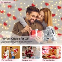 Easvnya Silver Zirconia English Alphabet A-Z Pendant, Suitable For Handmade Bracelets/Necklaces, Minimalist & Fashionable Jewelry Charm, DIY Craft, Women's Birthday Party Gift