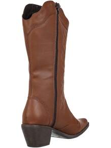 GiGiL Women's Texana Rodeio Country Boots High Shaft Pointed Toe - 駝色 - 查看 5
