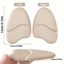 3 أزواج من وسادات الأمامي للأقدام المضادة للانزلاق، الماصة للصدمات، والقابلة للتنفس للنساء