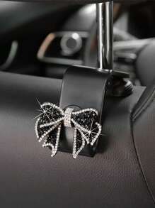 1pc/2pcs Car Hook Seat Back Front And Rear Bowknot Car Multifunctional Storage Backrest Small Hook