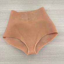 Bragas levantadoras de glúteos de silicona ultra suave - Realzador realista, moldeador de cintura alta, se ajusta a una cintura de 26.77 pulgadas a 39.37 pulgadas, color nude
