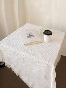 1 Piece Of White Picnic Mat Moisture-Proof Blanket, Suitable For Outdoor Camping, Backyard Picnics, Camping Picnic Mat Picnic Cloth Moisture-Proof Thick Tent Floor Mat Beach Blanket French Outdoor Equipment Photography