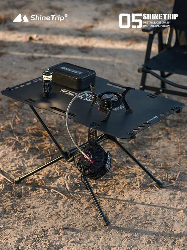 1 Stück Outdoor IGT Tisch Camping Edelstahl Haken für flache Butan Gaskartusche Zubehör