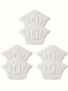 QKC 4pcs Memory Foam Heel Pads, Shoe Inserts For Adjusting Size, Non-Slip And Waterproof Heel Cushions - White - View 8