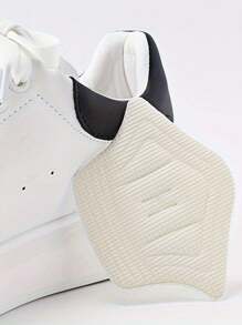 QKC 4pcs Memory Foam Heel Pads, Shoe Inserts For Adjusting Size, Non-Slip And Waterproof Heel Cushions - White - View 7