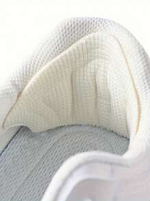 QKC 4pcs Memory Foam Heel Pads, Shoe Inserts For Adjusting Size, Non-Slip And Waterproof Heel Cushions - White - View 4