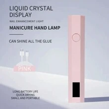 Lámpara secadora de uñas portátil conveniente UV/LED para curar todo tipo de esmalte de uñas, herramienta de arte de uñas recargable USB de secado rápido