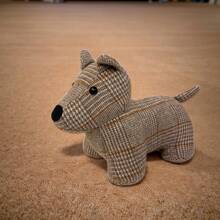 1pc Animal Shaped Door Stopper/Bookend With Mixed Color Knitted Wooly Pompom Decoration, Weighting About 1kg Best Gifts Birthday Graduation