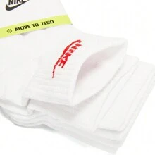 Nike 2025 Unisex U NK NSW EVERYDAY ESSENTIAL AN Mid Socks Discount Pack DX5074-911 - trắng - Xem 5