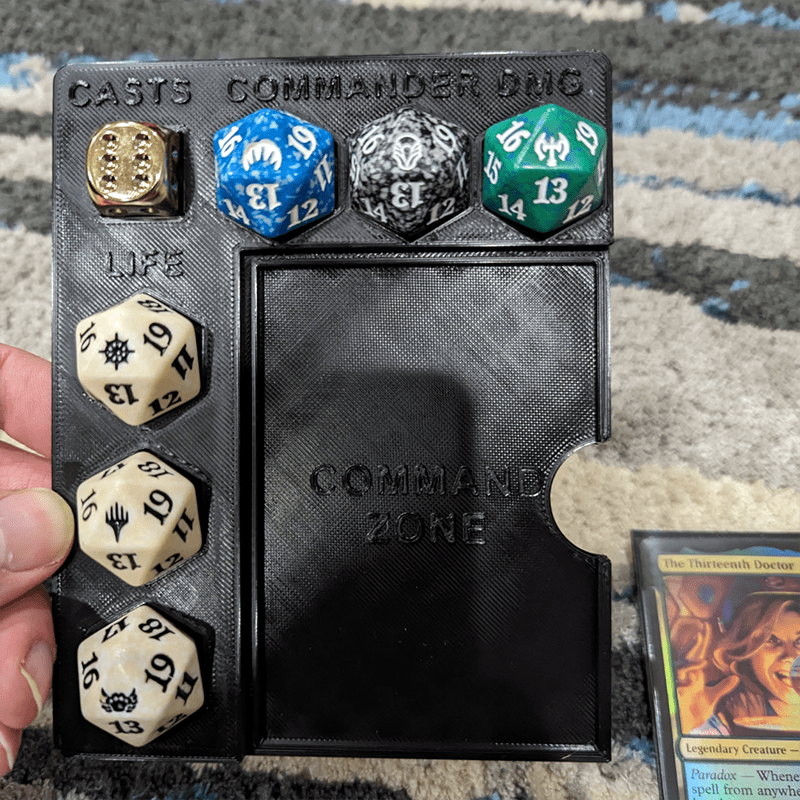 Zone de Commandement EDH (Elder Dragon Highlander), convient pour Magic The Gathering (MTG