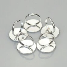 1pc Customized Ring Circular Photo Customized Ring Men's And Women's Jewelry Unique Gift For Holiday Commemoration