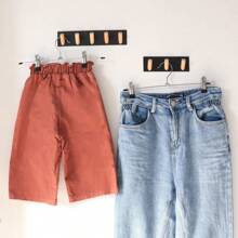 20pzs/40pzs/60pzs  Ganchos Para Ropa Pantalon De Metal Cromado Con Pinzas, Ganchos De Metal Cromado Con Pinza Para Colgar Pantalones