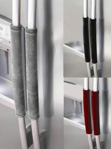 1/2pcs Refrigerator Door Handle Cover, Kitchen Appliance Decor, Anti-Skid Protector Gloves, For Fridge Microwave Oven Door Knob , CoversNon-Slip Anti-Oil Warm Refrigerator Door Handle Gloves, Refrigerator Oven Handle Protective Cover, Handle Gloves