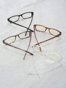 5pcs Multi-Color Middle-Aged & Elderly Men/Women +1.0X To +4.0X Daily Reading Glasses, Springed Hinges, Auto-Focus Reading Glasses