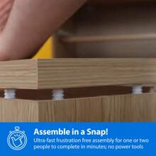 Mainstays Ardent 6 Drawer Dresser, White - Brown - View 3