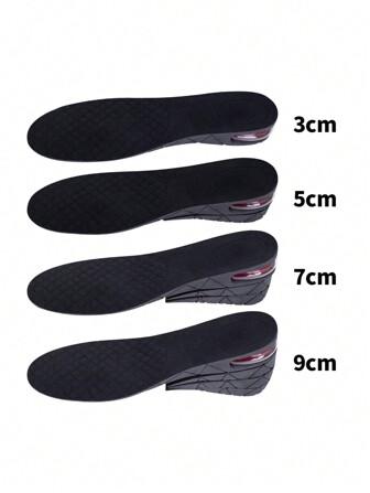 1 Pair Unisex Removable Air Cushion Insoles, Shock Absorbing & Comfortable, Hidden Full Insole For Sports Shoes, Casual Shoes, Boots & More For Women Men Sneakers Shoes, Casual Shoes