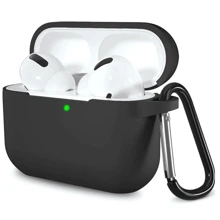 兼容系列保护壳，防震硅胶全包覆保护套，适用于 4/ Pro/ Pro 2/ Pro 3/ 1/2/3代，支持无线充电，配有耐用登山扣，正面LED指示灯可见。