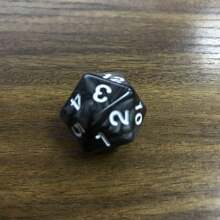 Dados poliedricos numerados de 20 caras, adecuados para Magic: The Gathering - Multicolor - Ver 7