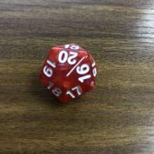 Dados poliedricos numerados de 20 caras, adecuados para Magic: The Gathering - Multicolor - Ver 8