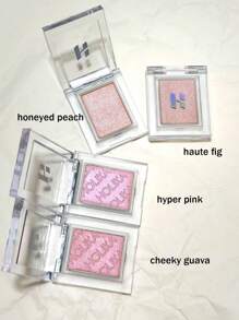 HOLIKA HOLIKA My Fave Piece Eyeshadow 56 HYPER PINKpalette | Single Eyeshadow | Soft Neutral Ash Color, Long-Wearing, Glitter, Clear Watercolor | Palette With Easy Color Matching For All | Korean Beauty, Korean Makeup - 56 HYPER PINK - View 10