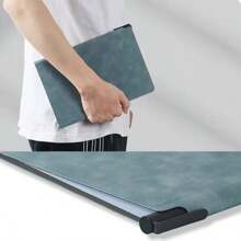 Cuaderno de pizarra reutilizable A5, conjunto con bolígrafo de pizarra, tela de borrado, Bloc de notas de cuero, planificador semanal, portátil, elegante, para oficina NS4F - Opción 4 - Ver 9