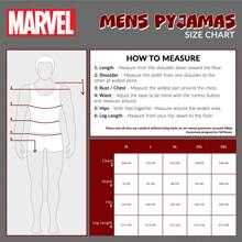 Marvel Deadpool And Wolverine Pyjama Set Soft Comfortable PJ Loungewear Gift - Black - View 5